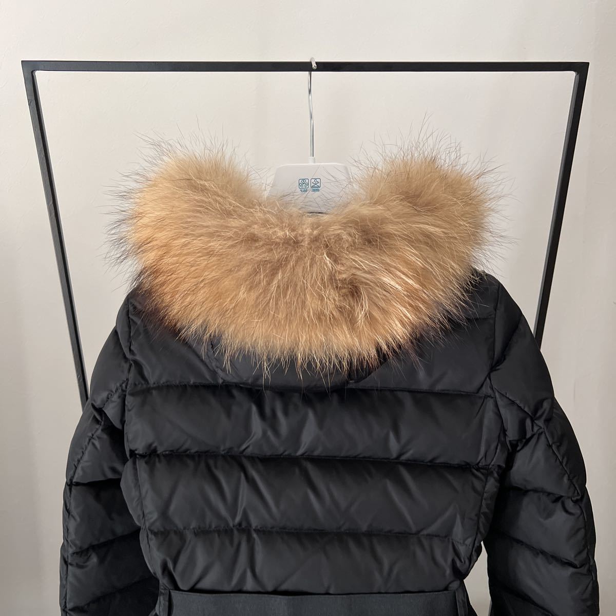 モンクレール MONCLER GENEVRIER ブラック サイズ0 ロングコート モンクレール MONCLER GENEVRIER ブラック サイズ0 ロングコート