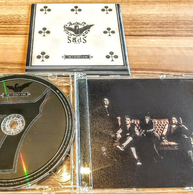 【限定レア】★Sads(清春)★DVD＋CD【THE 7 DEADLY SINS】初回生産限定盤☆定価￥4180☆2枚組盤★サッズ