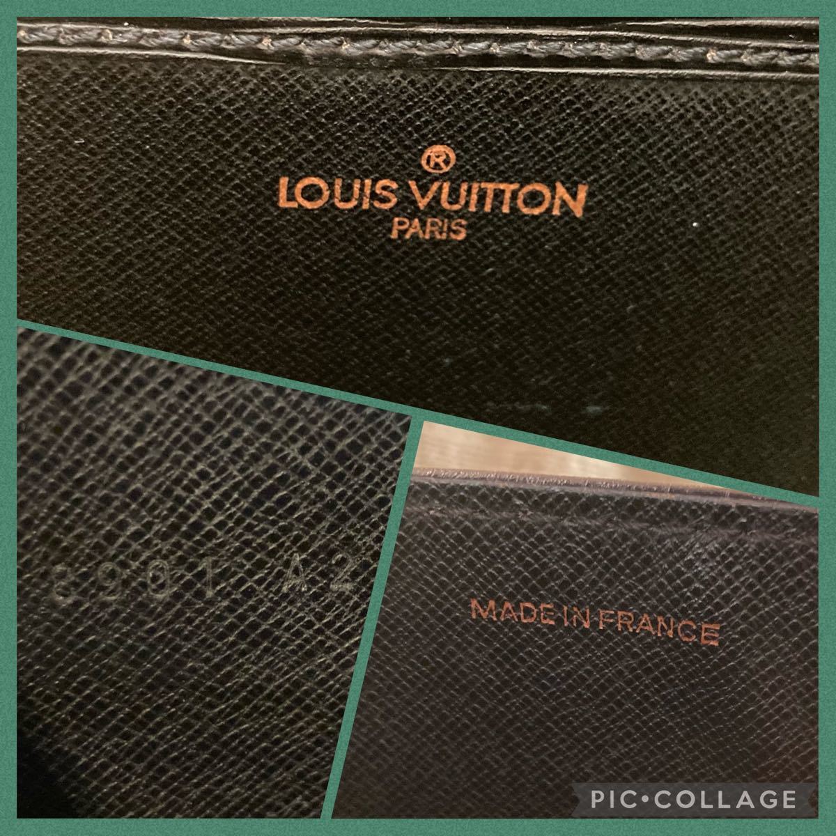 LOUIS VUITTON ルイヴィトン エピ ポルトドキュマン セナトゥール ドキュメントケース セカンドバッグ  ノワール