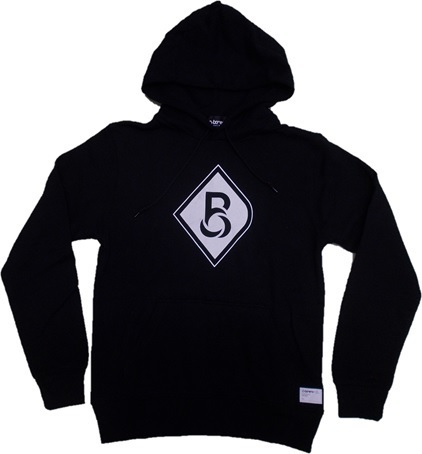 Bonera Bonera Big Logo Sweat Parker XL Size Black BNR-SW990-BGLG-BL-XL