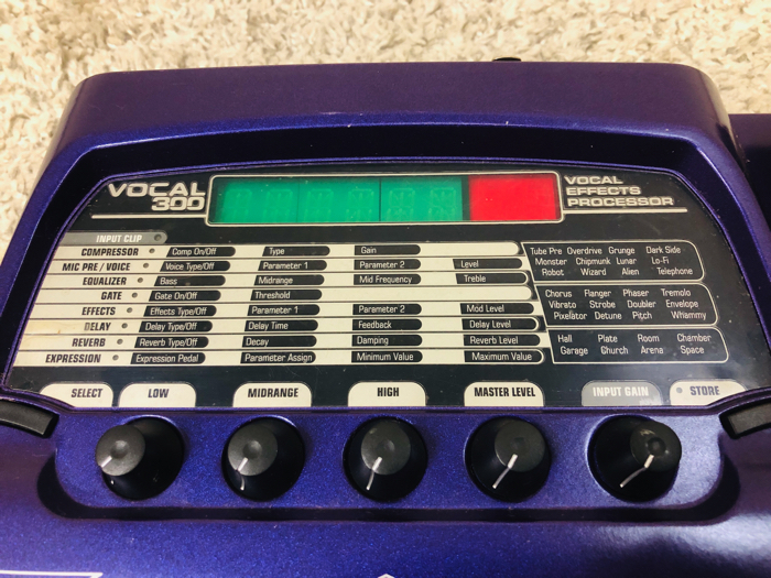 Digitech VOCAL300 / デジテック ボーカル マルチエフェクター Digitech VOCAL300 / デジテック ボーカル マルチエフェクター