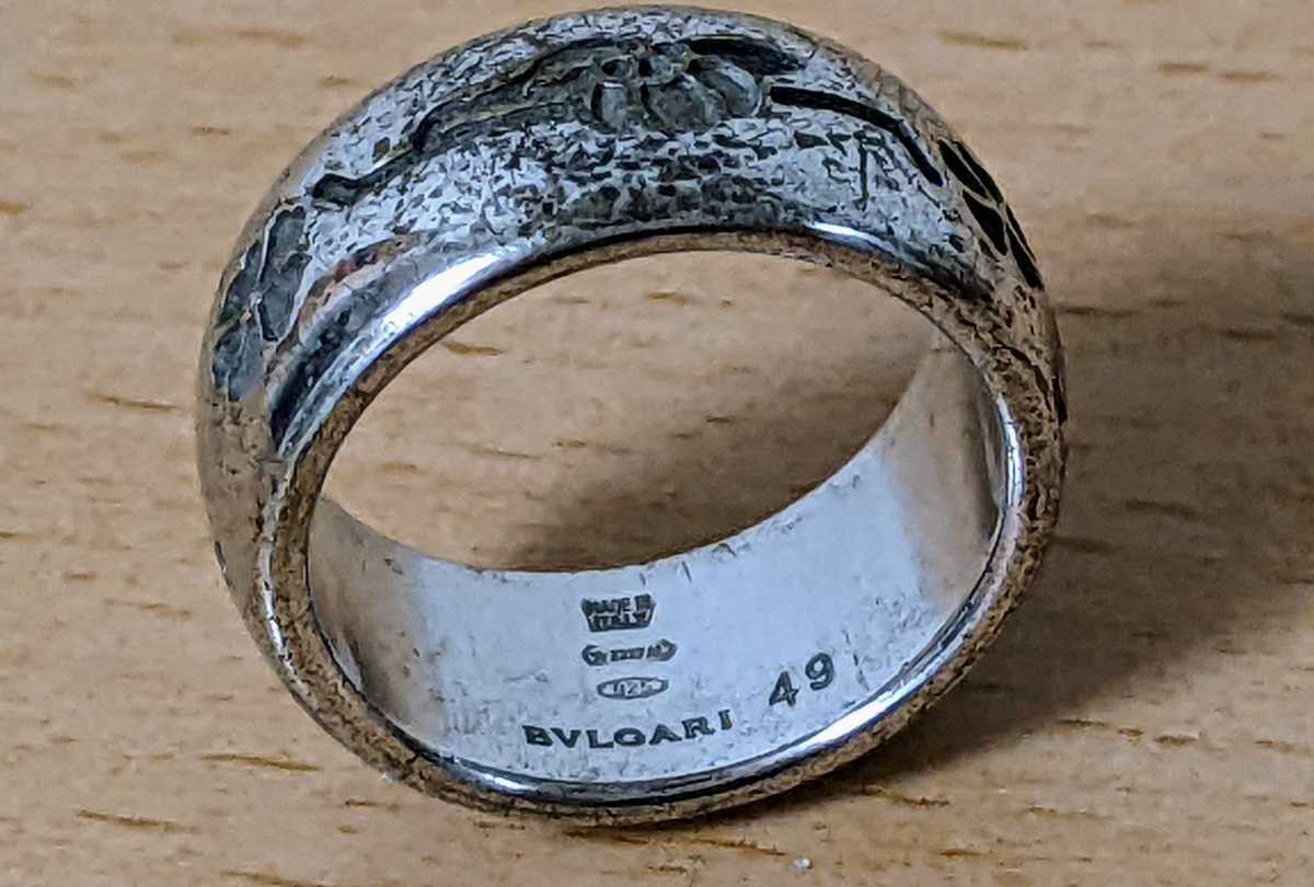 ブルガリ BVLGARI チョーカーネックレス 指輪 シルバー925 125周年記念