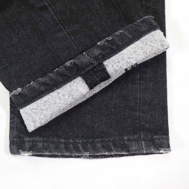 Lee × nano・universe 別注 リー ナノユニバース LB0061 クラッシュリペア加工 裏起毛 ストレッチジーンズ メンズデニム 日本製 Mサイズ | isalex-afrique.com