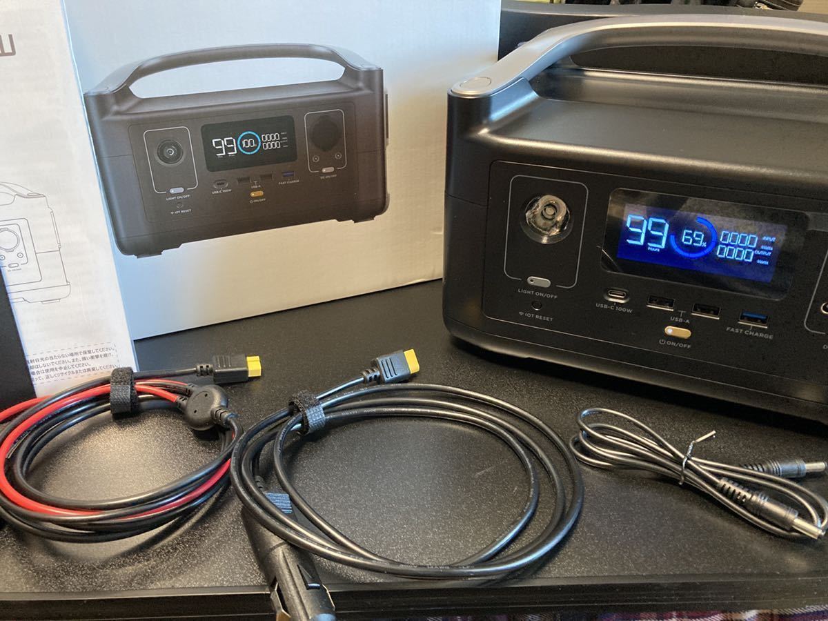 ほぼ新品】ポータブルバッテリー EcoFlow RIVERエコフローリバー 288wh