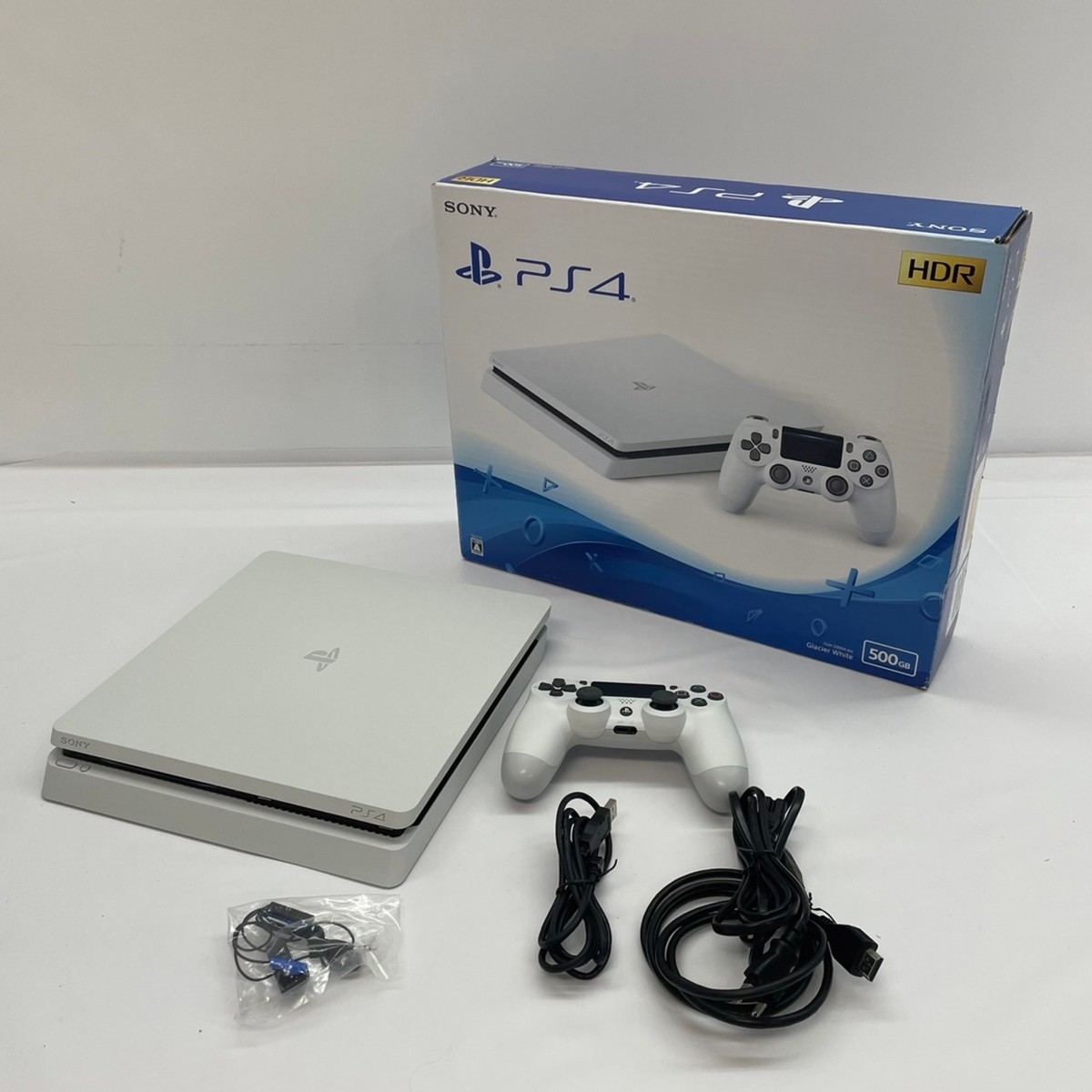 05Y7495 1円 PS4 プレイステーション4 CUH-2200A 500GB Glacier White 