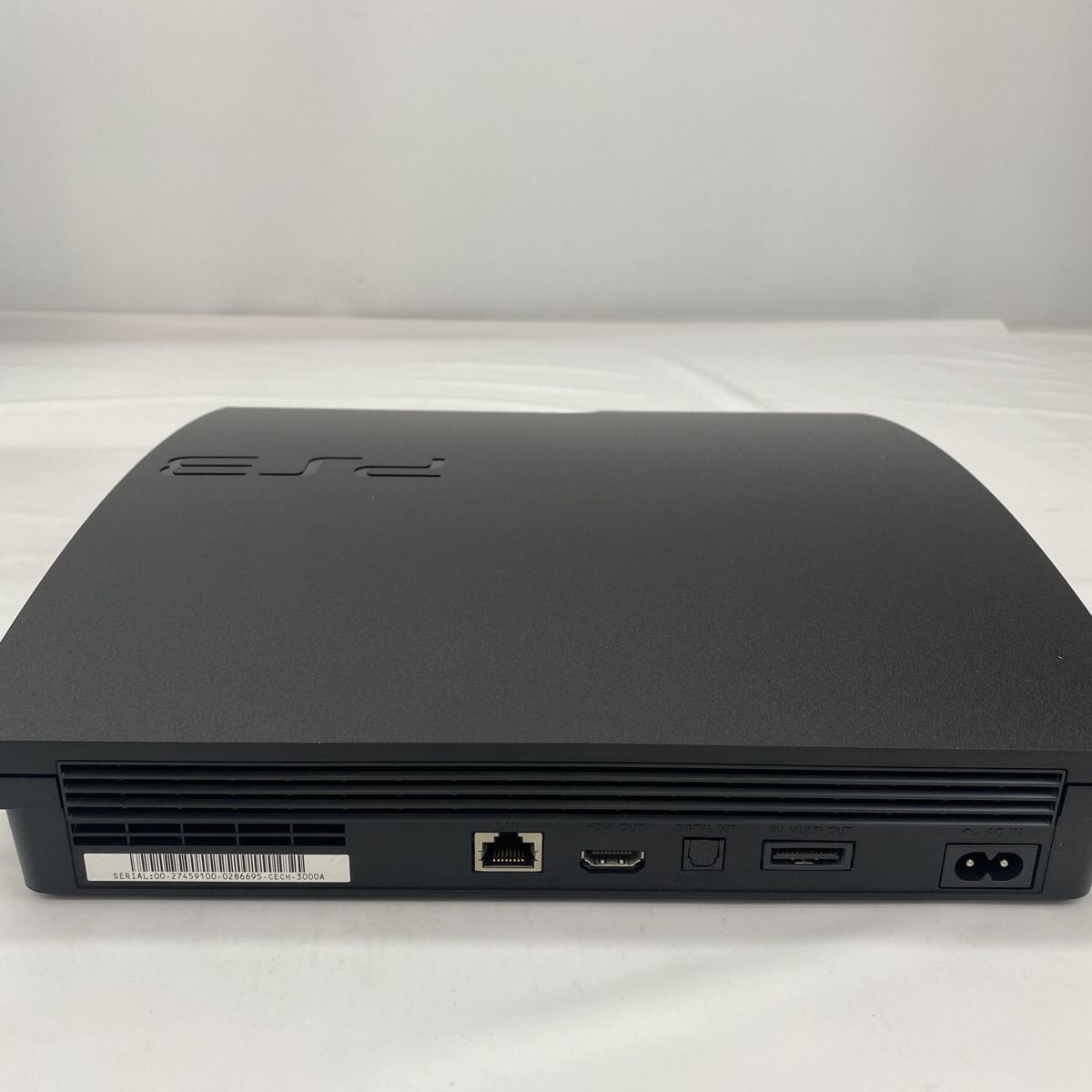 05Y7293 ★1円～ 【PS3】 PlayStation 3 (160GB) チャコール・ブラック (CECH-3000A)動作確認済み 中古品_画像5