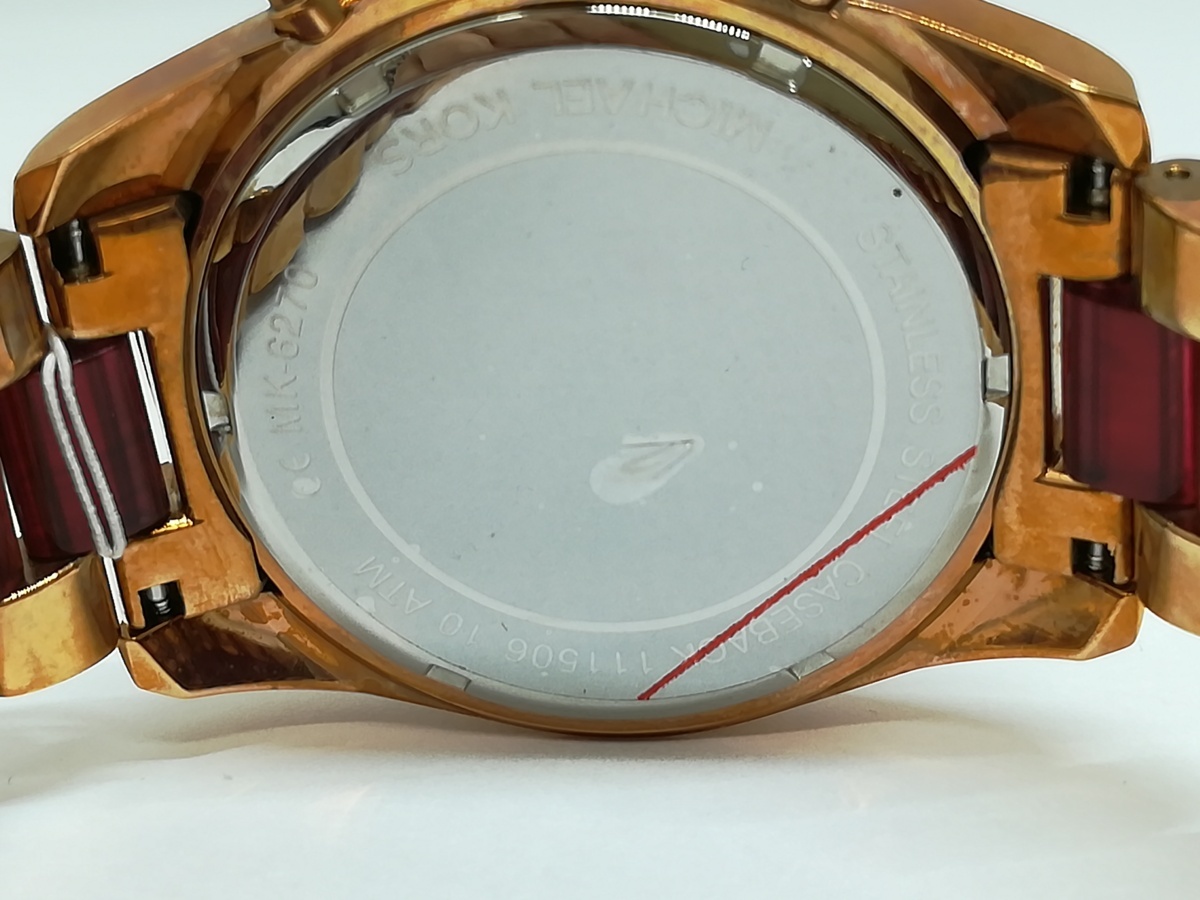 腕時計】マイケルコース MICHAEL KORS ブラッドショー MK-6270 ワイン