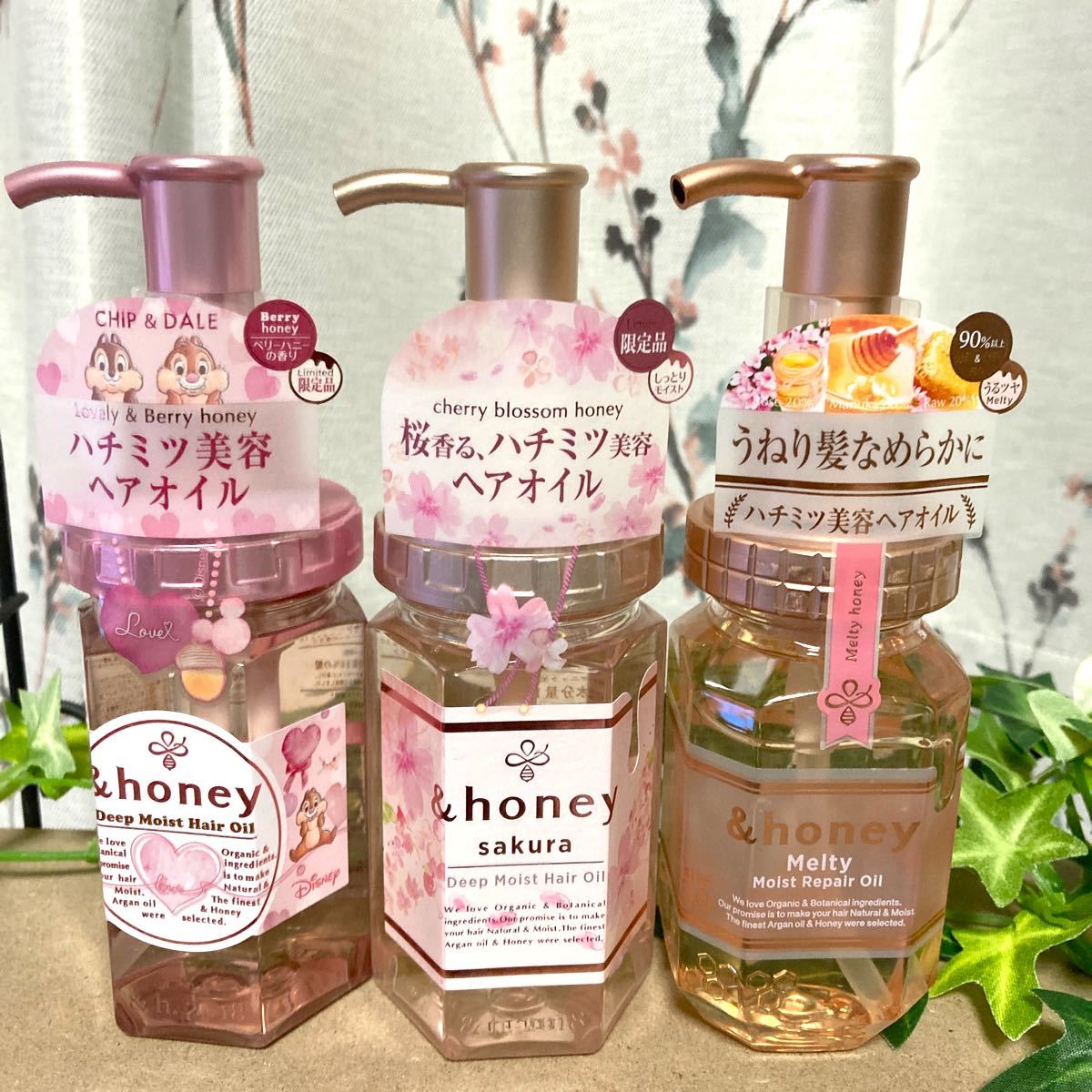 アンドハニー&honeyヘアオイル3本セット各100ml /メルティ アンドハニー&honeyヘアオイル3本セット各100ml /メルティ