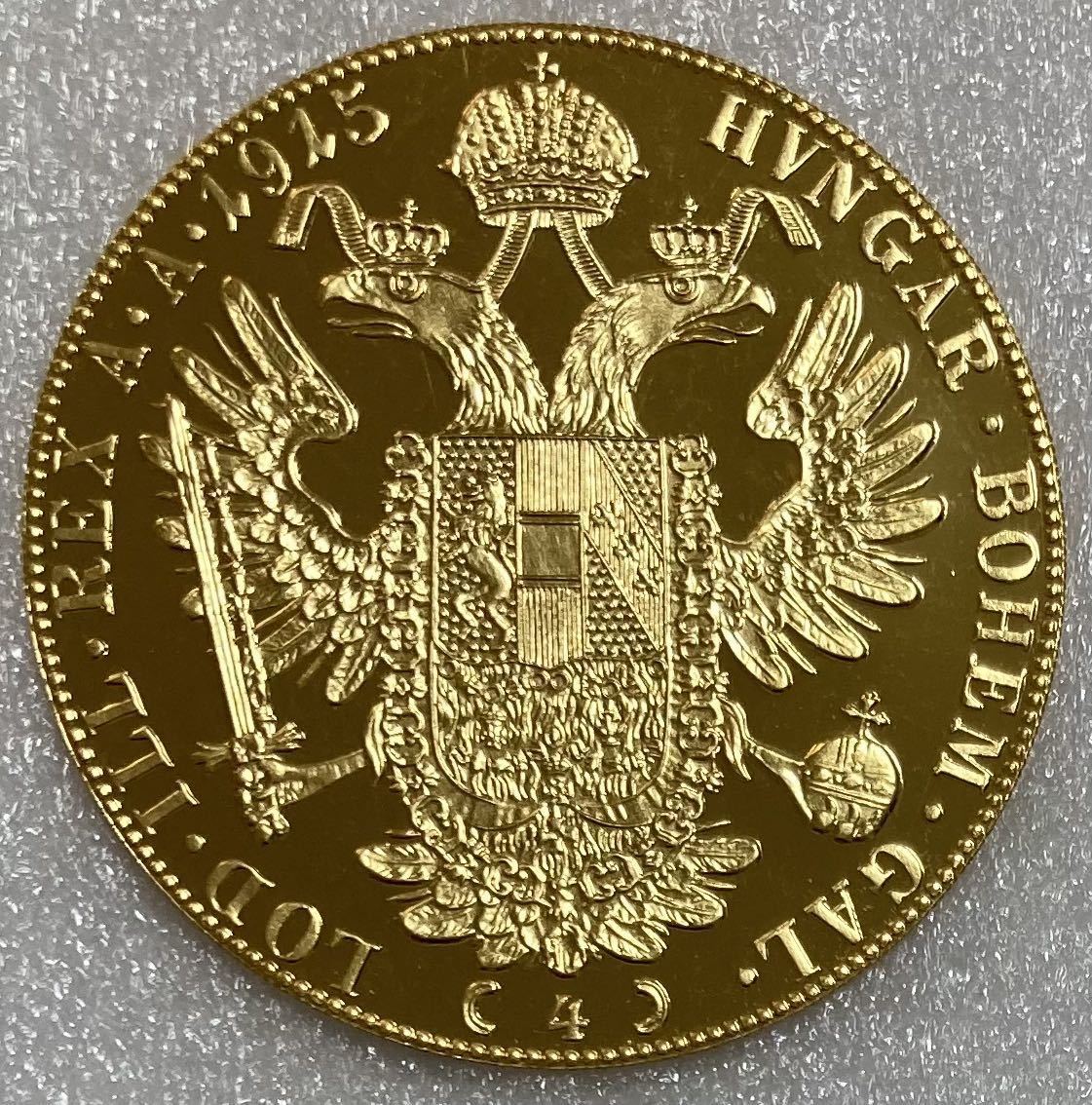 1915年 オーストリア 4ダカット金貨 リストライク版 venezaconstrucao