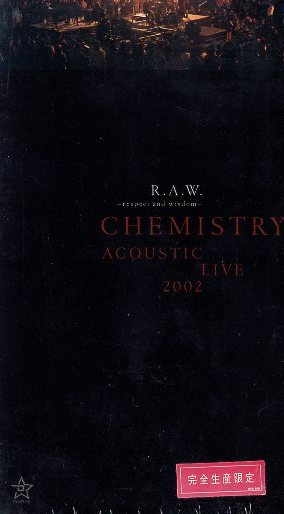 ● CHEMISTRY ケミストリー ( 川畑要 / 堂珍嘉邦 ) [ R.A.W.~respect and wisdom~CHEMISTRY ACOUSTIC LIVE2002 ] 新品 初回盤 VHS 即決 ♪_画像1