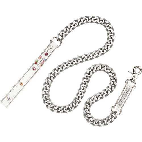 Supreme b.b.Simon Studded Dog Leash White ビービー サイモン L