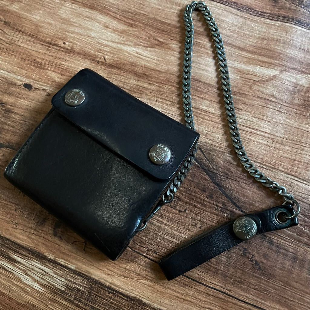 Yahoo!オークション - 【ITALY製】RRL “Leather Chain Wallet Yahoo!オークション - 【ITALY製】RRL “Leather Chain Wallet