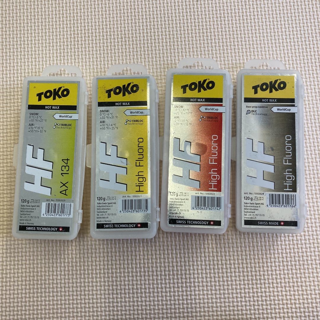 TOKO WAX ワックス4点セット 使用済み（¥14,980） touchlessmenus.net