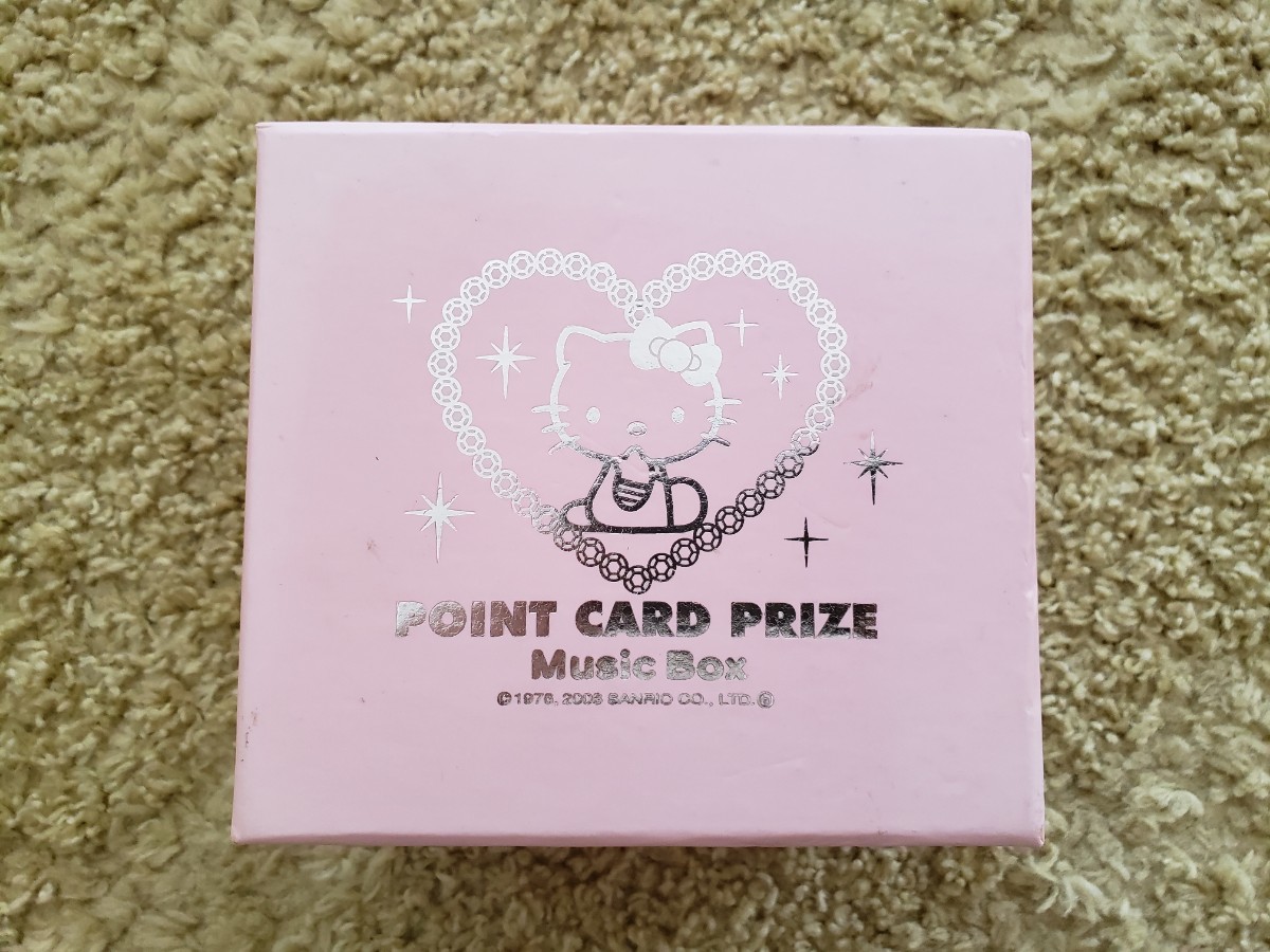 未使用 ハローキティ 非売品 ジュエリーケース オルゴール付-