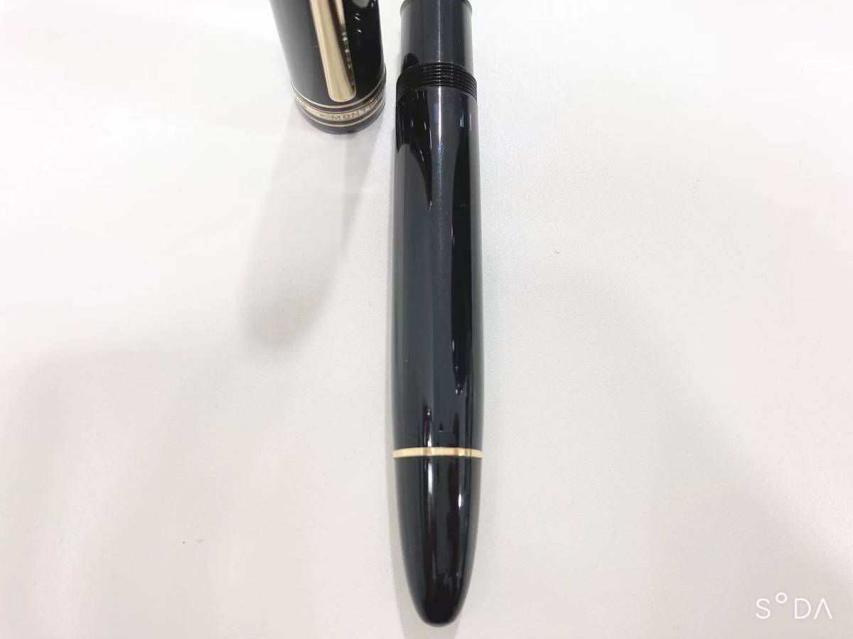 * beautiful goods MONTBLANC Montblanc Meister shute.k149 fountain pen 14C 70 period futoshi character 