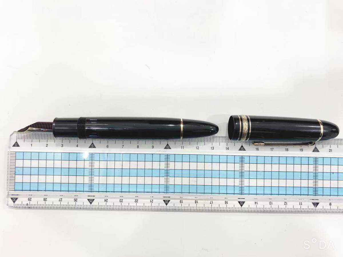 * beautiful goods MONTBLANC Montblanc Meister shute.k149 fountain pen 14C 70 period futoshi character 