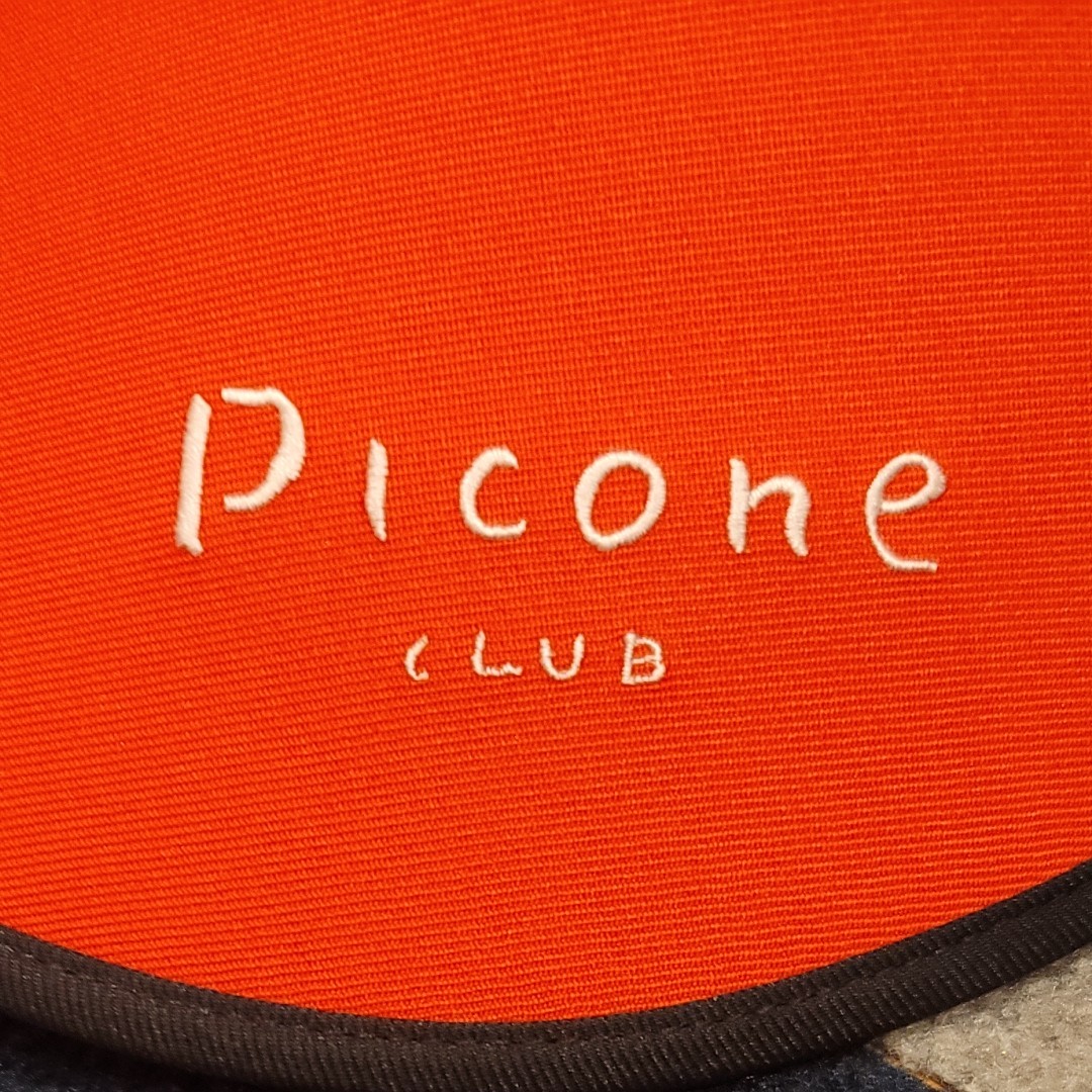 Picone CLUB  サンバイザー 赤&黒 新品未使用