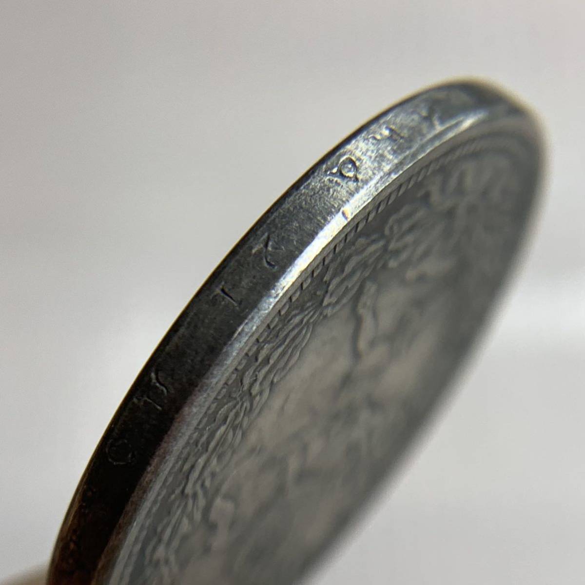 #N3-88 ロシア古銭　ニコライ2世　1896年　コイン　旧家蔵出　銀貨　銀幣　直径34mm厚さ2.9mm量目20.4g　希少_画像8
