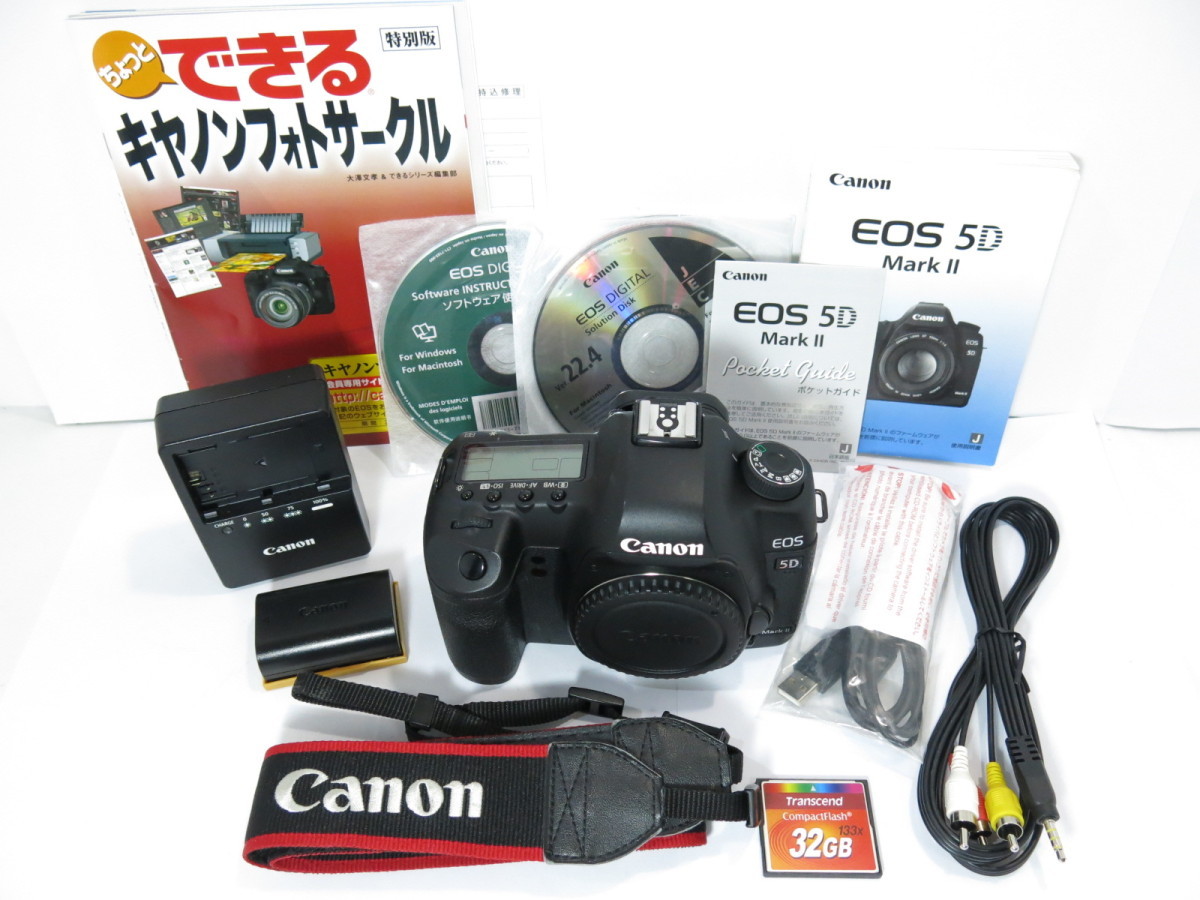 フルサイズ 】Canon EOS 5D MarkIIボディー 32GBメモリー付 キヤノン