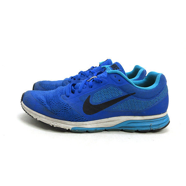 y■【28cm】ナイキ/NIKE エアズームフライ2 ランニングシューズ■青MENS/82【中古】_画像1