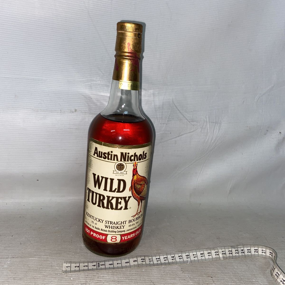 古酒 WILD TURKEY ワイルドターキー8年 バーボン ウィスキー-