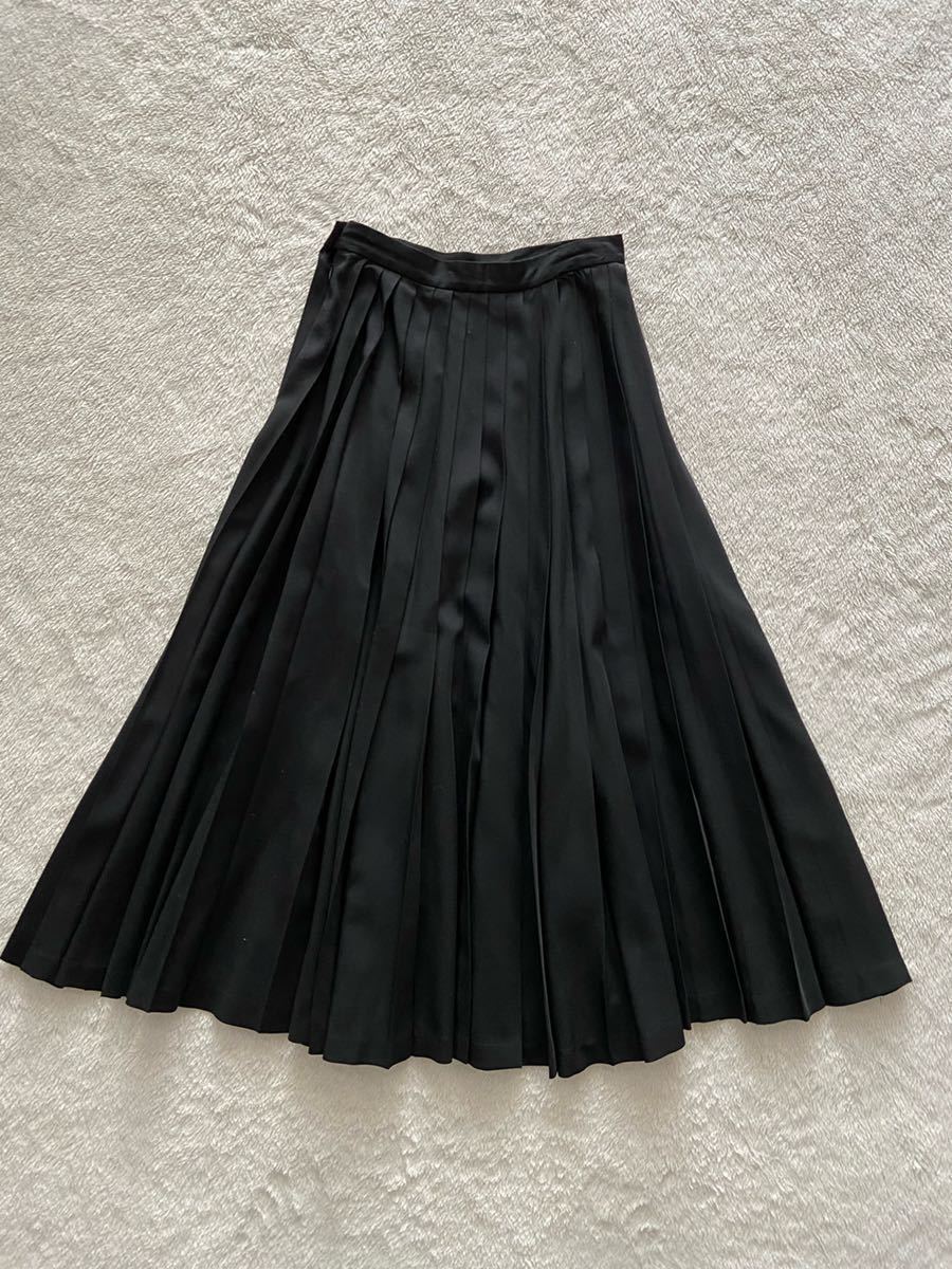 Y`s черный длинный юбка в складку чёрный wise Yohji Yamamoto 