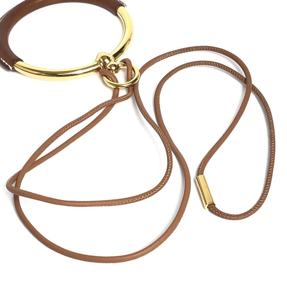 HERMES エルメス ループグラン ネックレス ペンダント ロング