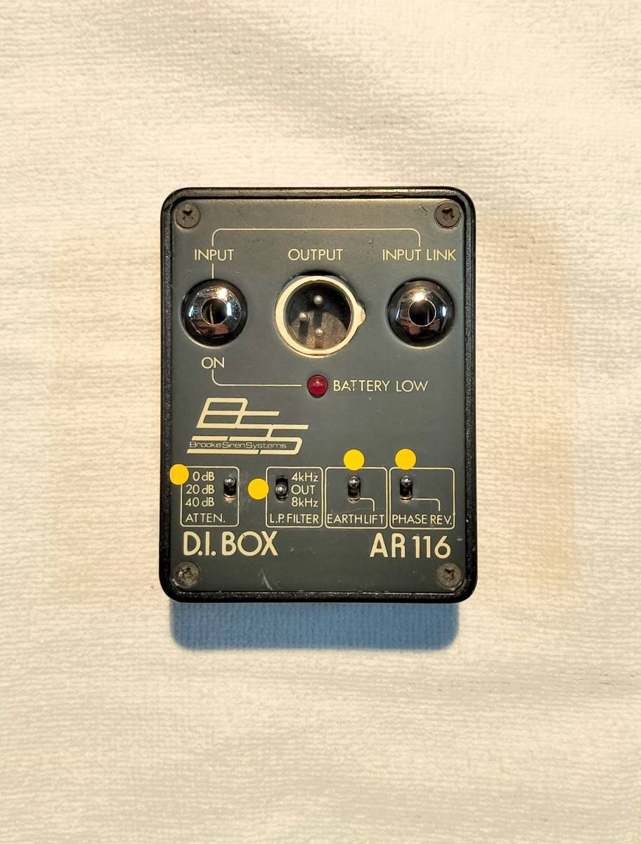 BSS / ダイレクトボックス / D.I.BOX / AR116 with AR117搭載機種