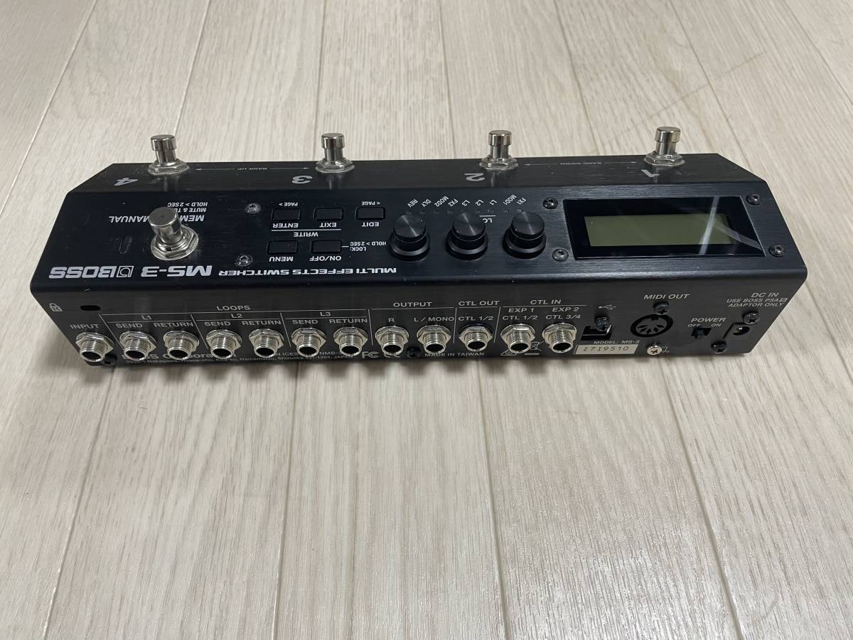 Yahoo!オークション - BOSS MS-3 EV-30 フットスイッチ セット Yahoo!オークション - BOSS MS-3 EV-30 フットスイッチ セット
