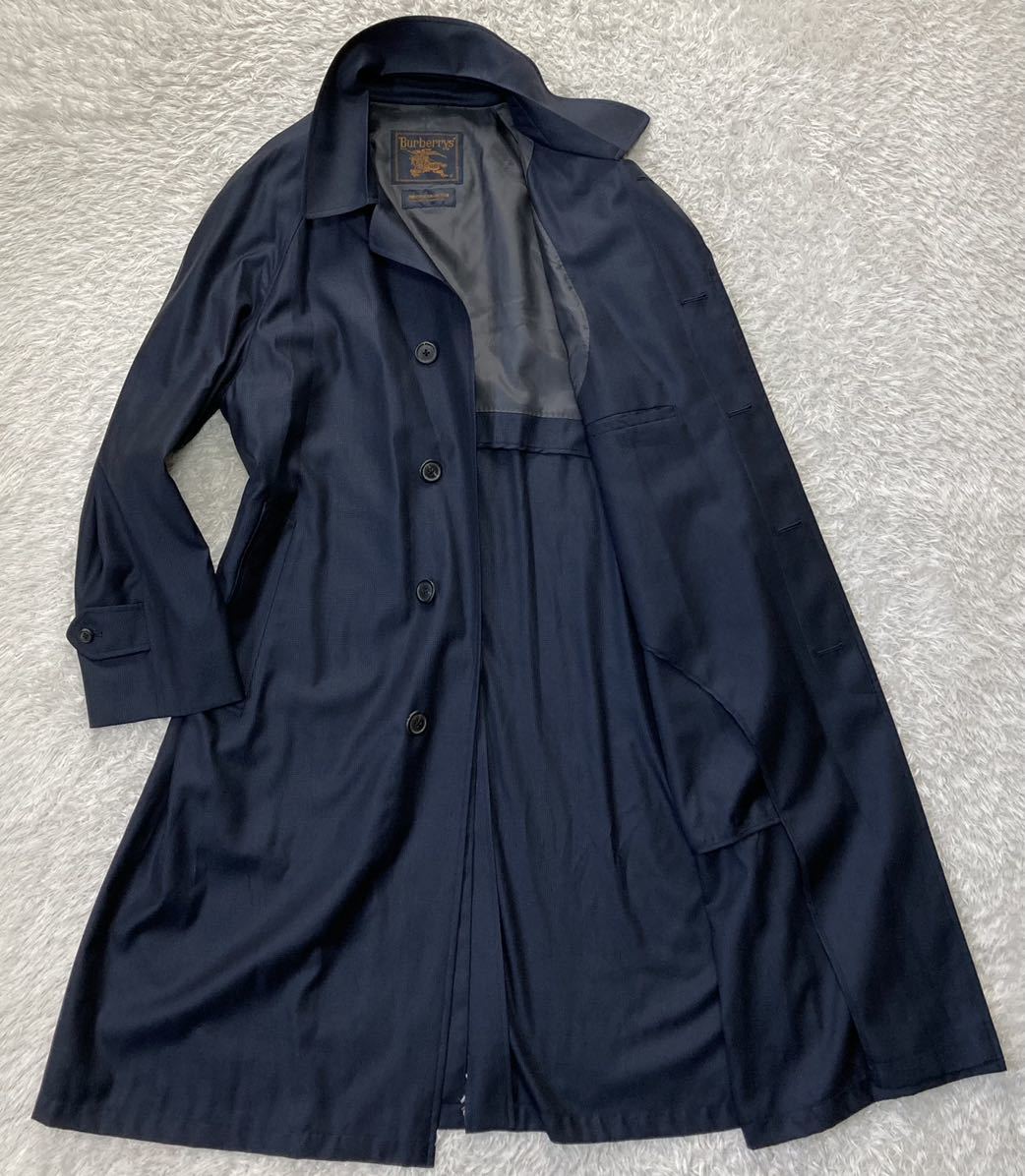 超希少□Burberry PRESTIGE COLLECTION□バーバリー シルク混 グレン