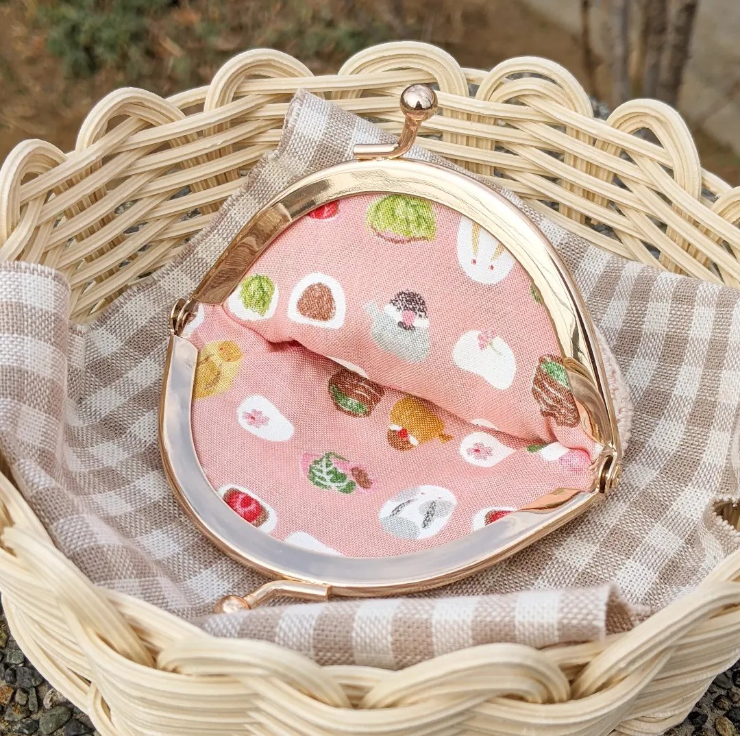 ＊Handmade＊　がま口　小物入れ