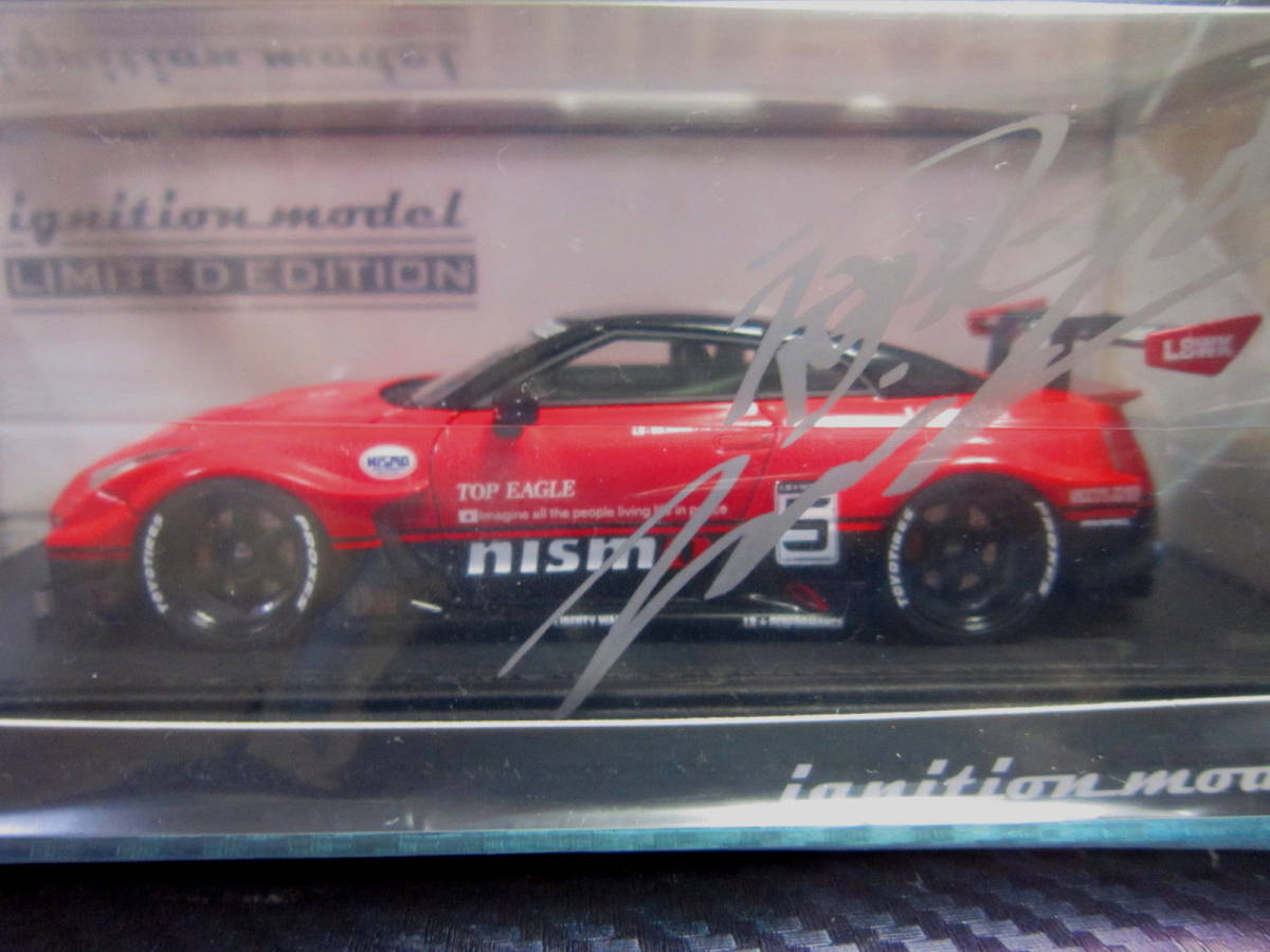 レア! サイン入り未開封! イグニッション 1/43 ★2022東京オートサロン限定 /LB★Silhouette WORKS GT Nissan 35GT-RR /#5フィギュア付きの画像2