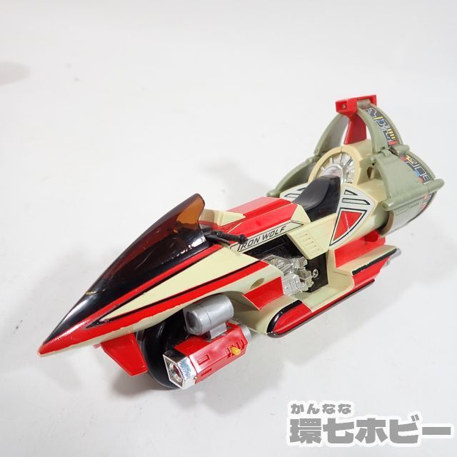 QWZ21◇当時物 バンダイ/ 巨獣特捜ジャスピオン 超惑星マシン アイアン