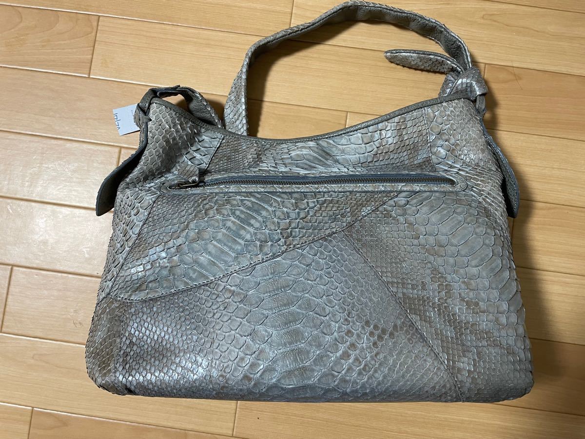 ♪ 新品 IBIZA イビザ パイソン バック グレー ♪ | navegadorinternet