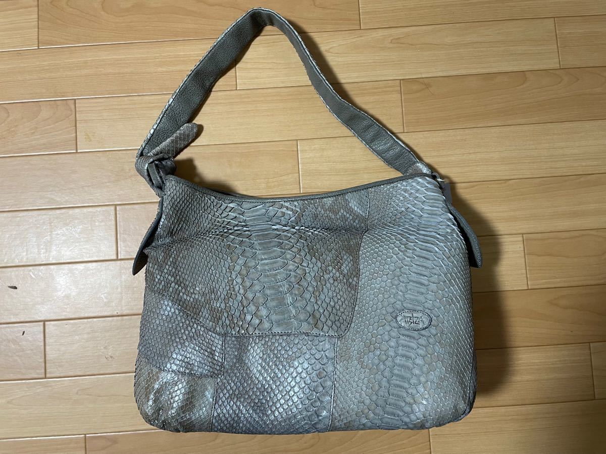 ♪ 新品 IBIZA イビザ パイソン バック グレー ♪ | navegadorinternet
