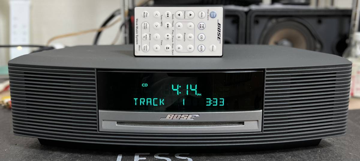 BOSE Wave music system AWRCCB CDチューナーアンプ【リモコン(白・小