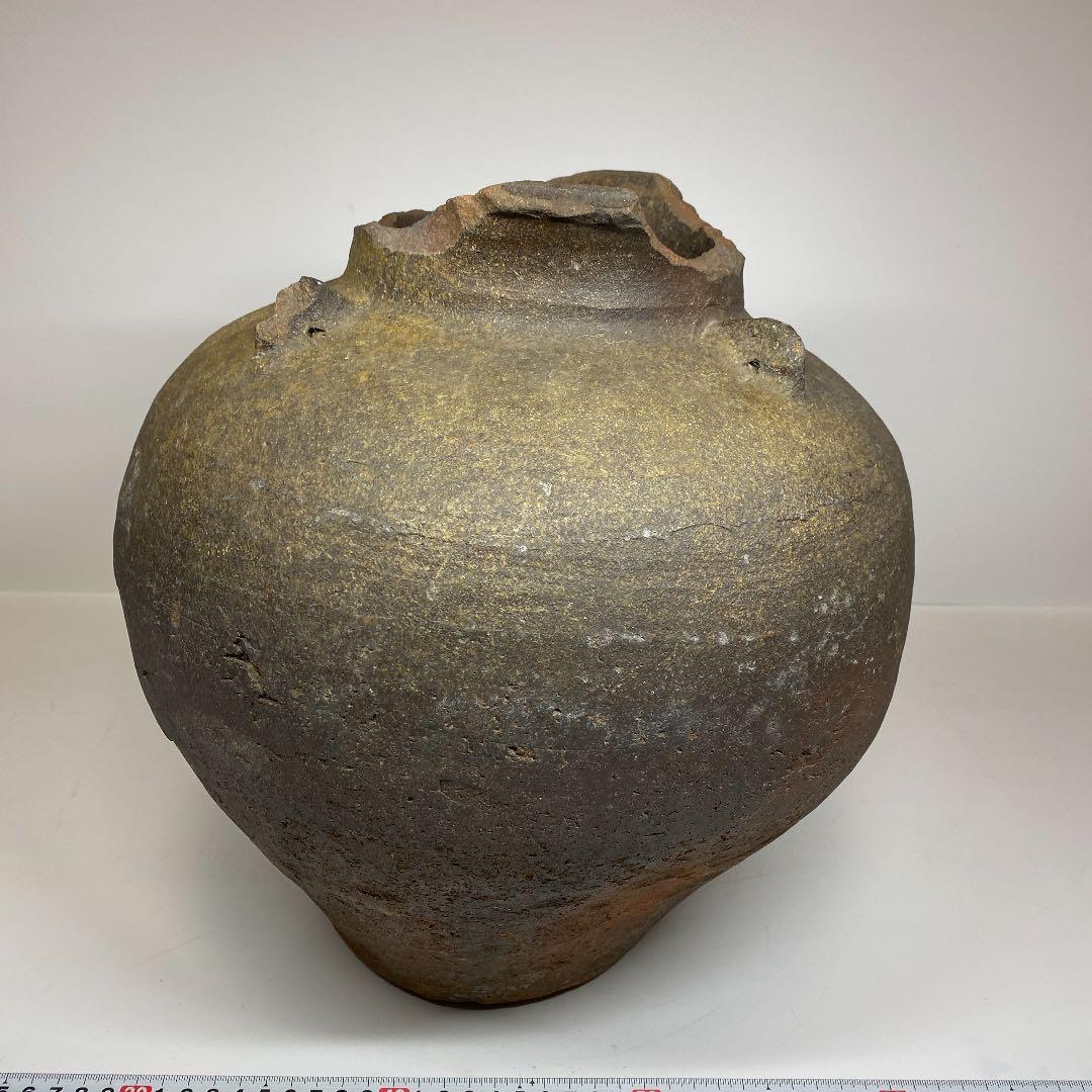 古備前 三ツ耳壺 高さ35cm西s4-0318⑪タニコ