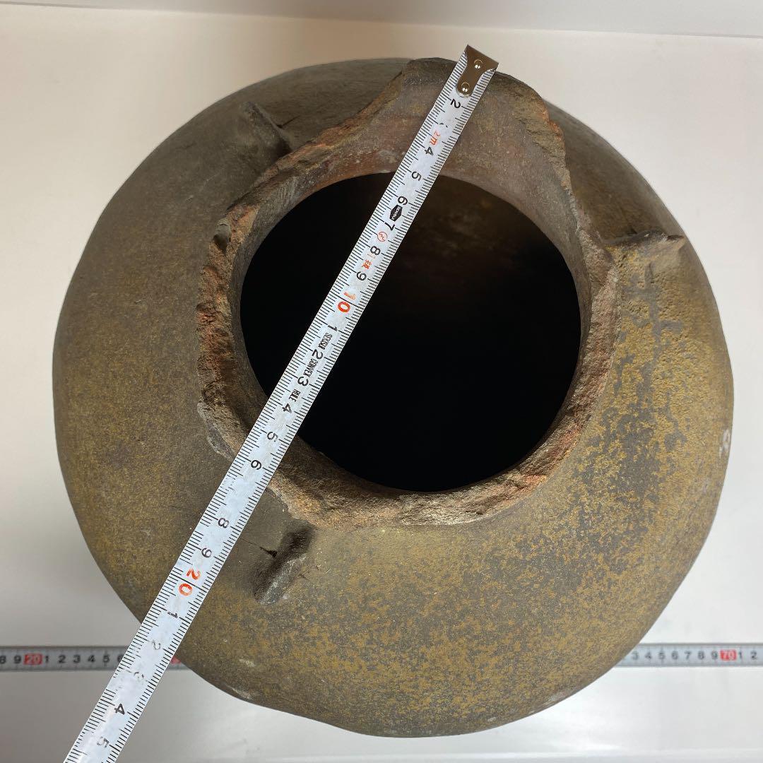古備前 三ツ耳壺 高さ35cm西s4-0318⑪タニコ 4
