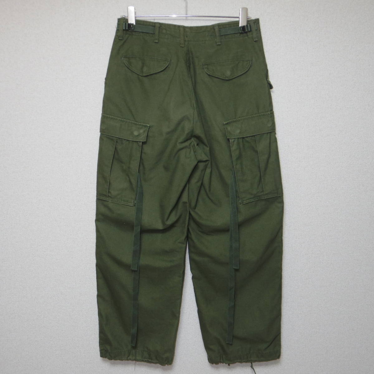 □70s 米軍実物 US ARMY□M-65 カーゴ パンツ□SMALL S-R オリーブ