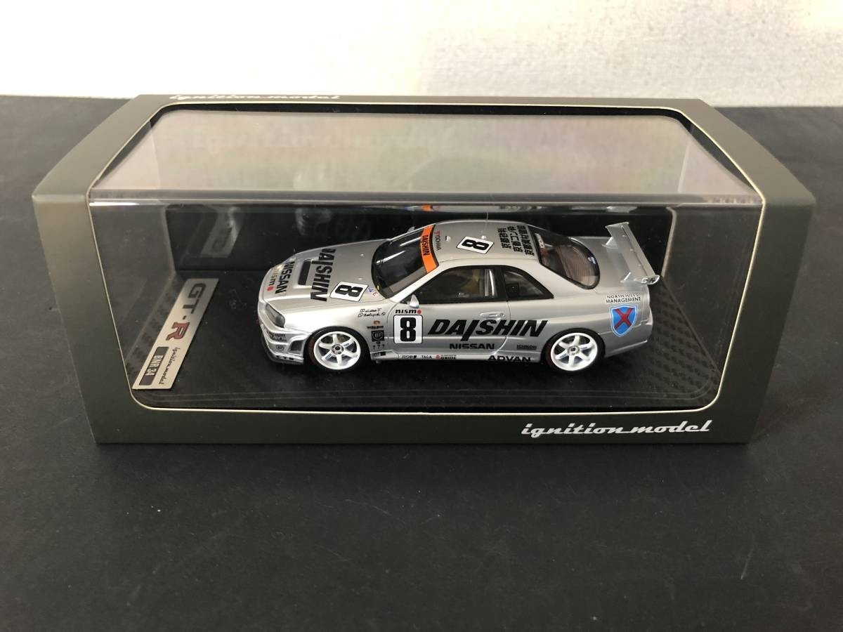 イグニッションモデル　ダイシン　アドバン　　　GT-R（BNR34)  1999 スーパー耐久　No.8  1/43　新品未開封