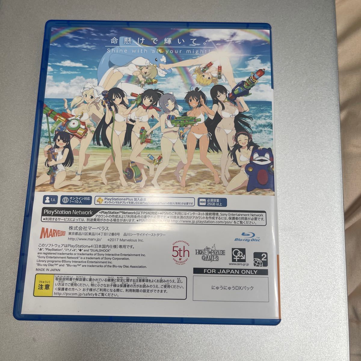 【PS4】閃乱カグラ PEACH BEACH SPLASH にゅうにゅうDXパック（ソフトのみ）