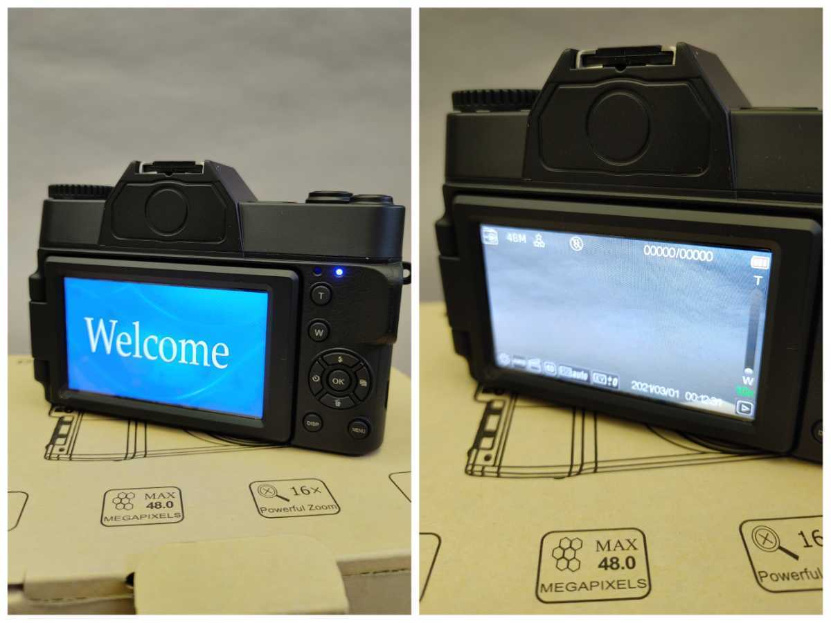 未使用品】 1円~!! Digital Camera デジタルカメラ 4K ULTRA ウルトラ