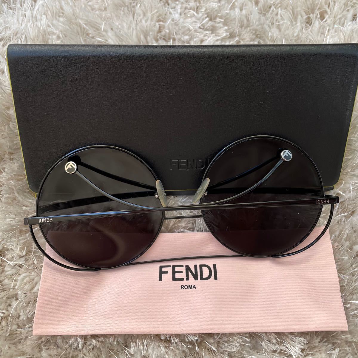 美品　フェンディ  fendi FF サングラス　眼鏡　メガネ　アイウェア　ズッカ　ユニセックス　イタリア製