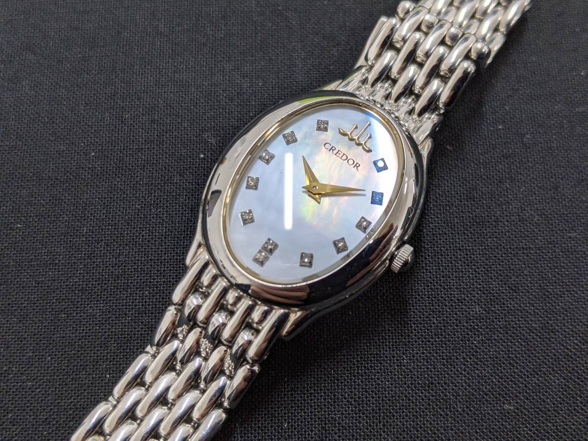 21円 美品 本物 SEIKO CREDOR セイコー クレドール シグノ 1EBH0