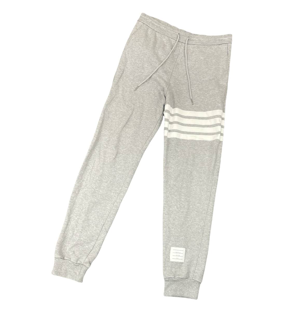 国内正規 □ Thom Browne スウェット ライン イージー パンツ MJQ0008H