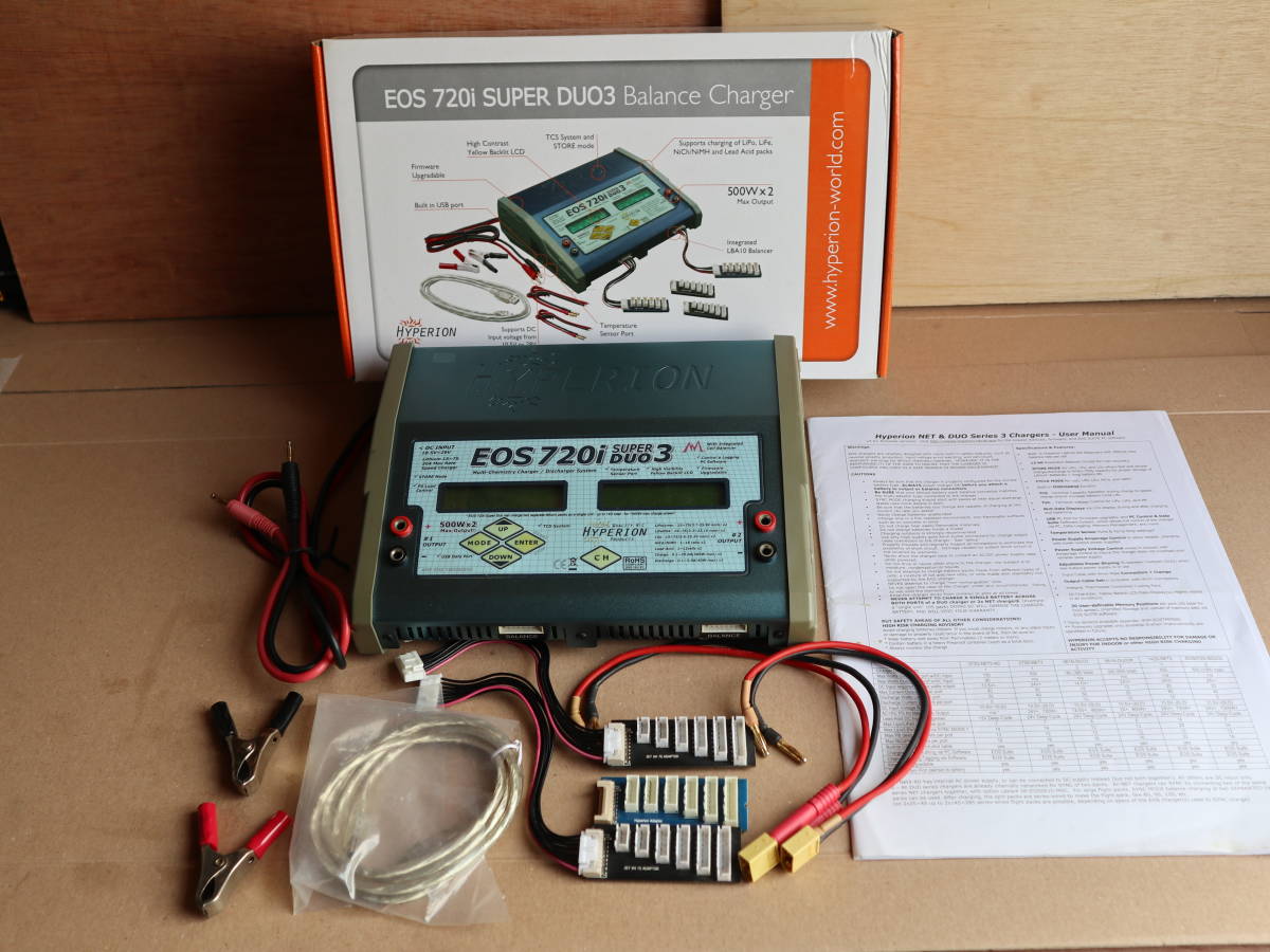 ハイペリオン HYPERION 充電器 EOS 720i SUPER DUO3 Balance Charger