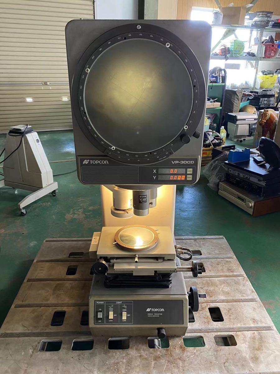 引取限定 TOPCON トプコン VP-300D 投影機 電源100V 通電確認のみ 配送