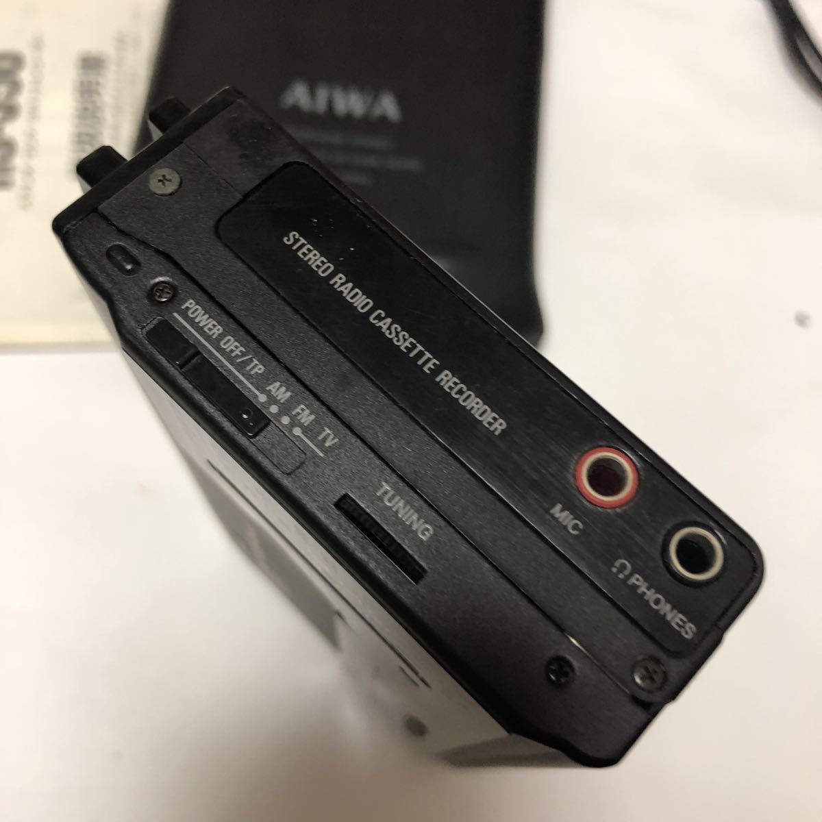 【ジャンク】AIWA HS-J50 カセットプレーヤー・カセットボーイ_画像6