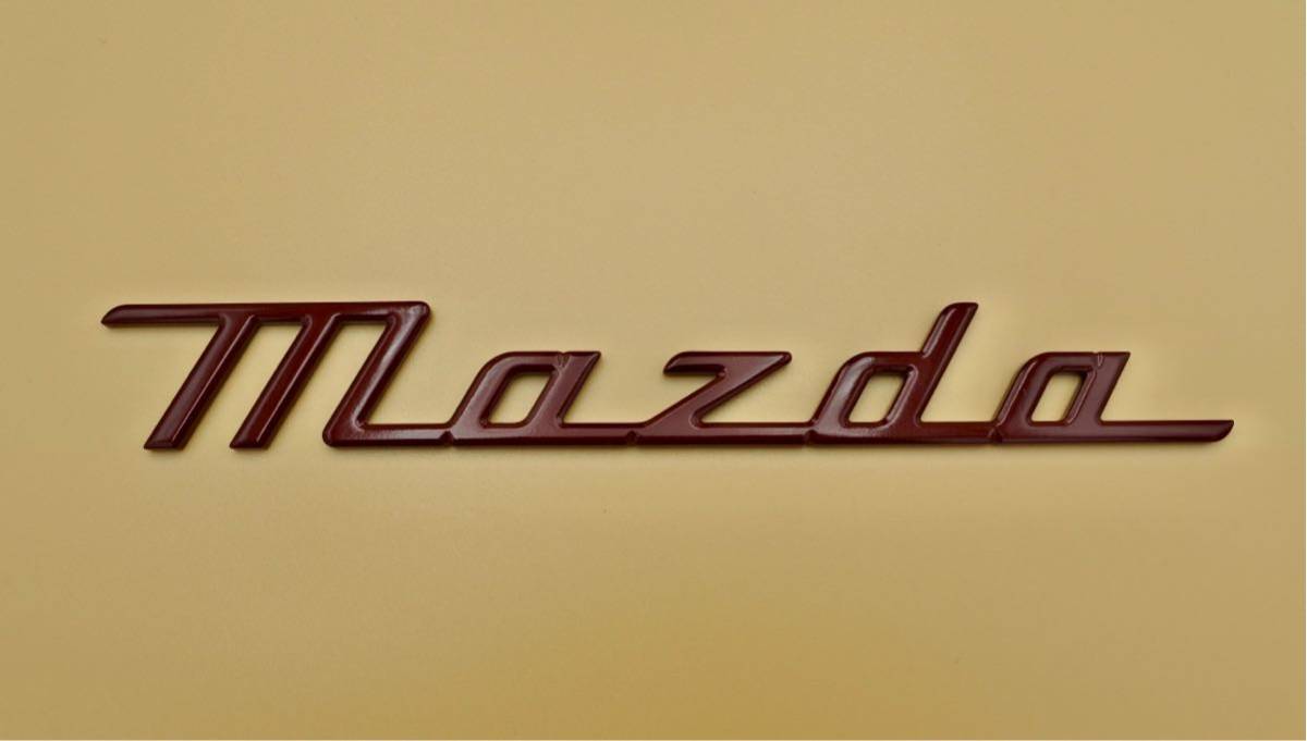  сосна рисовое поле Mazda mazda кисть регистрация body оригинал ручная работа табличка с именем ( автограф эмблема ) темный красный 