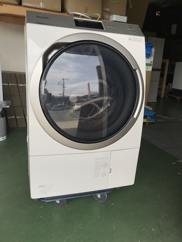 H97-個【福岡発・引取歓迎】Panasonic 2020年製 ドラム式洗濯乾燥機 NA